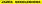 Naklejka magnetyczna JAZDA SZKOLENIOWA żółto czarna <b>59x7 cm</b>