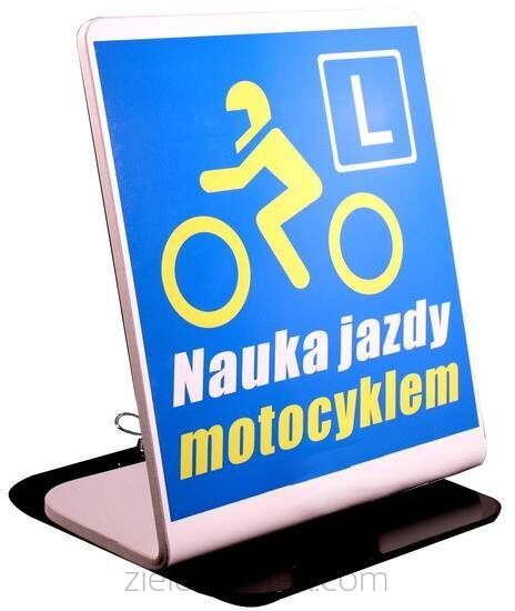 Plafon nauka jazdy motocyklem bez podświetlenia
