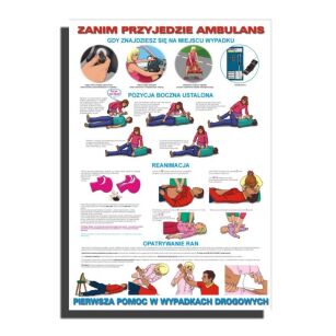 Plansza " Zanim przyjedzie ambulans "