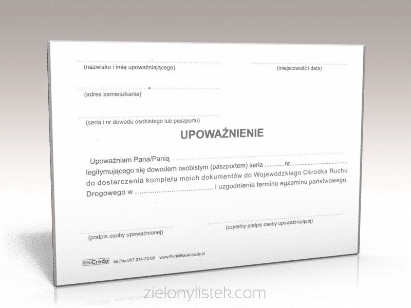 Upoważnienie 
