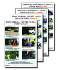 Plansze Pierwsza pomoc - Wypadek Drogowy