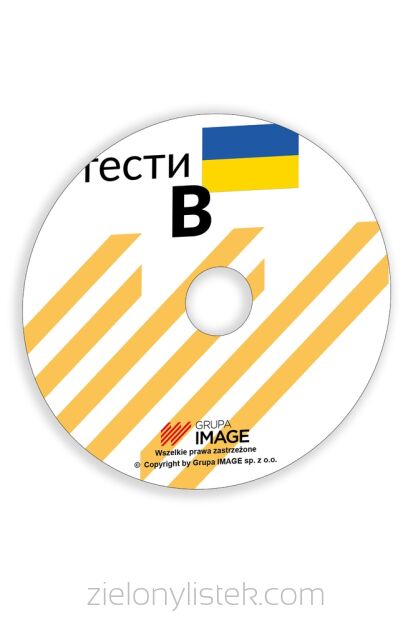 Testy Prawo Jazdy DVD płyta kat. B w języku ukraińskim