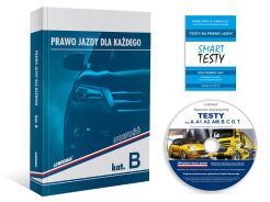 Prawo Jazdy dla każdego- Podręcznik + testy na płycie DVD lub Kod do testów ONLINE