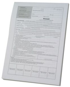 Wniosek o wpis do ewidencji instruktorów