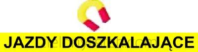 Naklejka magnetyczna JAZDY DOSZKALAJĄCE  <b>60 x 6 </b> cm