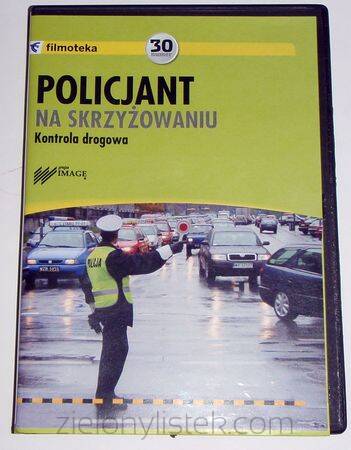 Policjant Na Skrzyżowaniu Kontrola Drogowa DVD