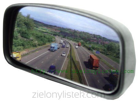 Lusterko zewnętrzne panoramiczne